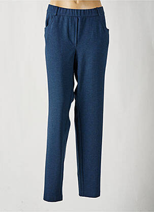 Pantalon slim talie elastică albastru STARK femeie