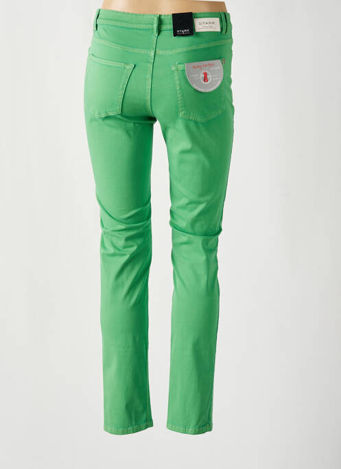 Pantalon slim verde STARK femeie