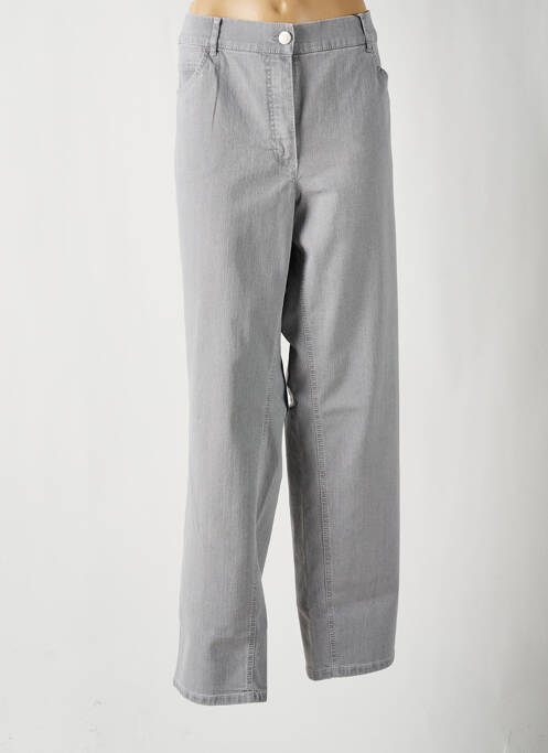 Blugi cu croială dreaptă gri STARK femeie