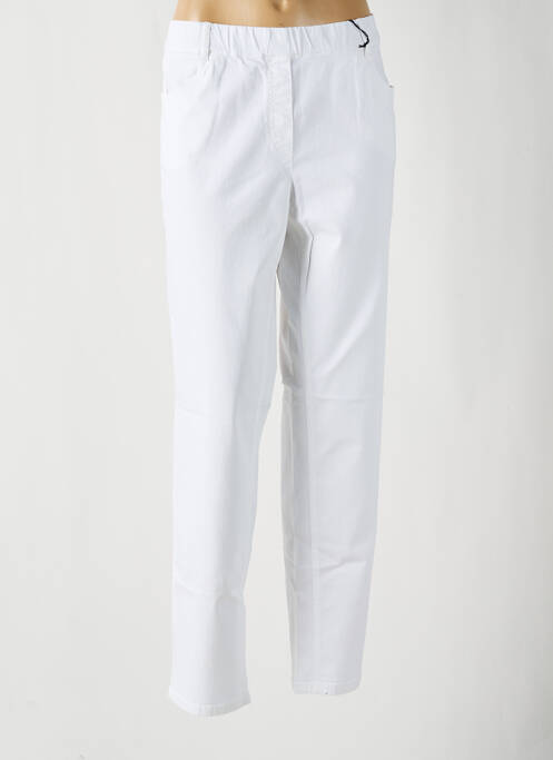 Pantalon drept alb STARK femeie