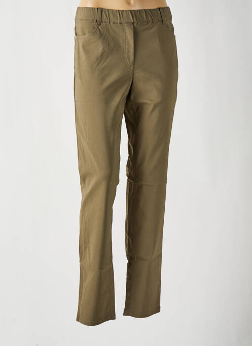 Pantalon slim verde STARK femeie