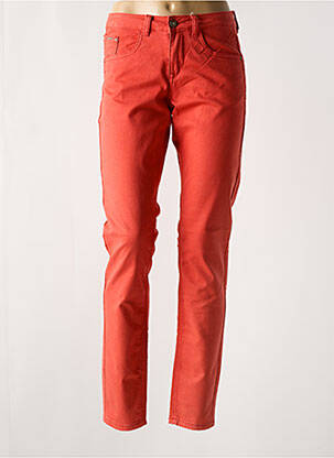 Blugi cu croială slim portocaliu CREAM femeie