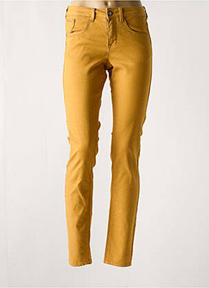 Blugi cu croială slim galben CREAM femeie