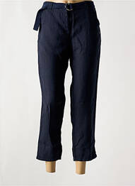 Pantalon 7/8 talie cu cleme mărime normală albastru DIPLODOCUS femeie