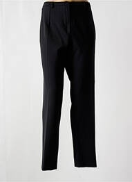 Pantalon drept țesătură crep mărime normală negru FRANCE RIVOIRE femme