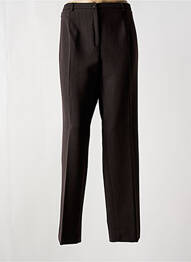 Pantalon drept țesătură crep mărime normală maro FRANCE RIVOIRE femme