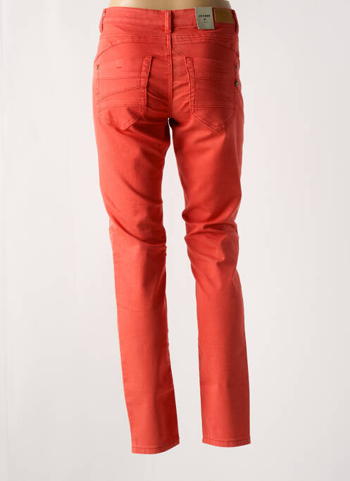 Blugi cu croială slim portocaliu CREAM femeie