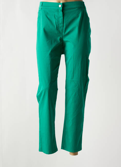 Pantalon slim verde FRANCE RIVOIRE femeie
