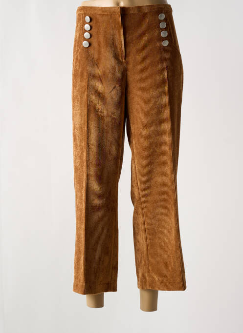 Pantalon 7/8 maro SIGNE NATURE femeie