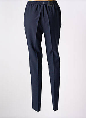Pantalon drept talie elastică albastru STARK femeie