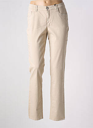 Pantalon slim buzunare bej STARK femeie