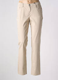 Pantalon slim buzunare bej STARK femeie