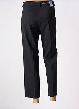 Pantalon 7/8 închidere cu fermoar sub clapetă cu nasturi negru ZERRES femeie