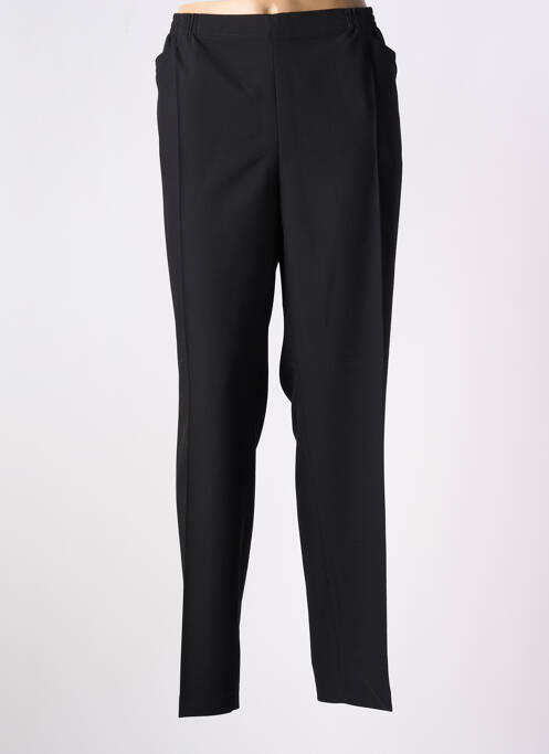 Pantalon drept talie elastică negru STARK femme