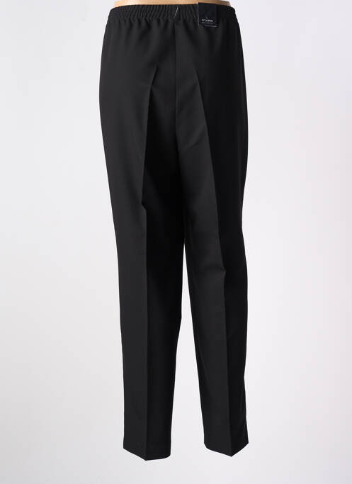 Pantalon drept talie elastică negru STARK femme