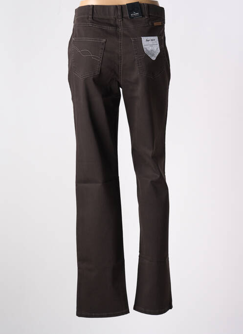 Pantalon drept maro STARK femeie