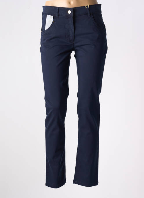 Pantalon slim albastru ZERRES femeie
