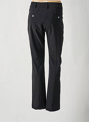 Pantalon slim țesătură poplin mărime normală negru EVA KAYAN femeie