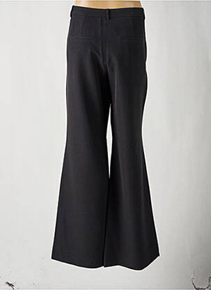 Pantalon evazat închidere cu fermoar sub clapetă cu cârlig talie înaltă negru FABIENNE CHAPOT femeie