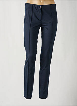 Pantalon slim talie elastică mărime normală albastru BRUNO SAINT HILAIRE femeie