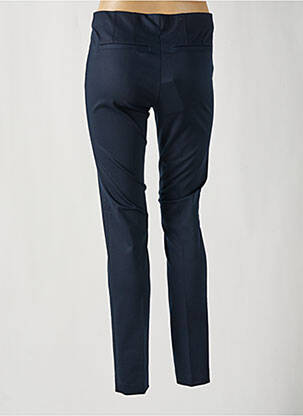 Pantalon slim talie elastică mărime normală albastru BRUNO SAINT HILAIRE femeie