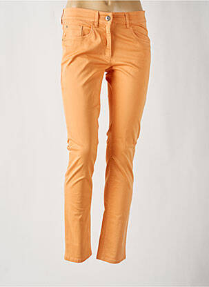 Pantalon slim portocaliu ZERRES femeie
