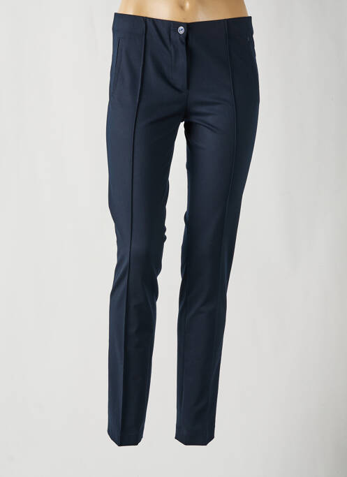 Pantalon slim albastru BRUNO SAINT HILAIRE femeie