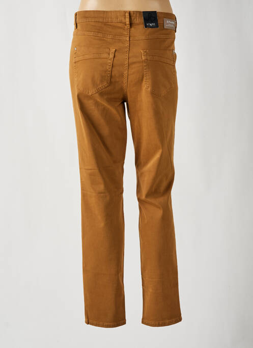 Blugi cu croială dreaptă maro STARK femeie