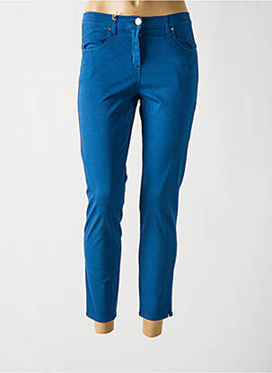 Pantalon 7/8 elasticitate mărime normală albastru EAST DRIVE femeie