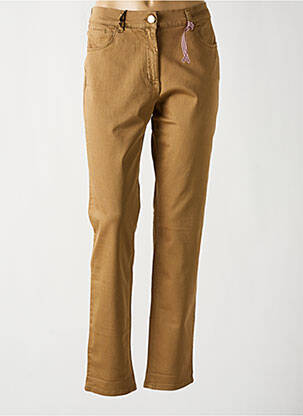 Pantalon drept bej EAST DRIVE femeie