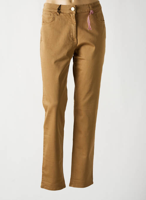 Pantalon drept bej EAST DRIVE femeie