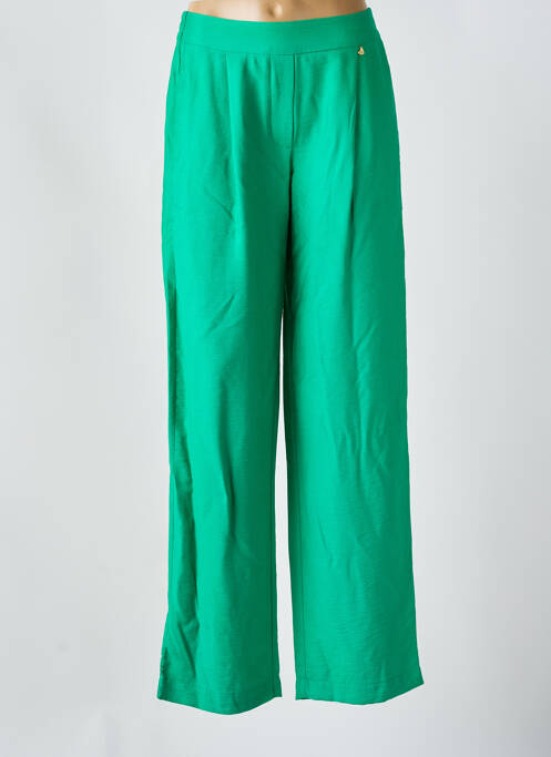 Pantalon larg verde FABIENNE CHAPOT femeie