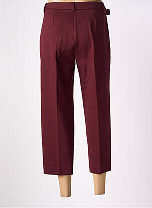 Pantalon 7/8 talie înaltă talie înaltă roșu ANDAM femeie