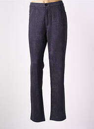 Pantalon slim talie elastică mărime normală albastru BARILOCHE femme