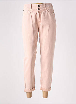 Blugi croială Mom roz C'EST BEAU LA VIE femeie