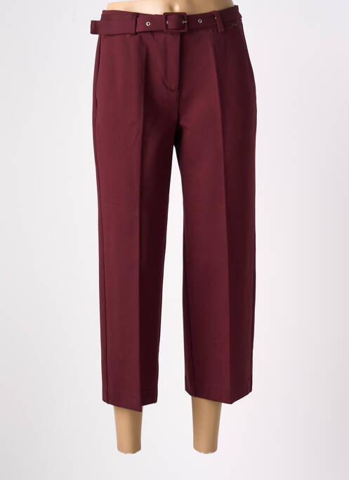 Pantalon 7/8 talie înaltă talie înaltă roșu ANDAM femme