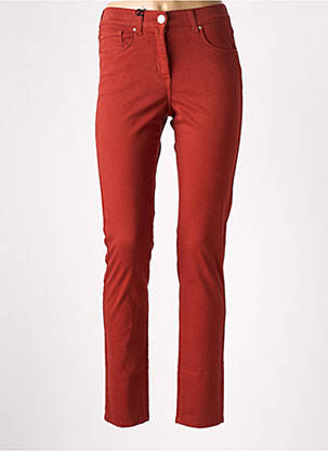 Pantalon drept portocaliu EAST DRIVE femeie