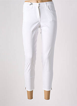 Pantalon 7/8 alb EAST DRIVE femeie