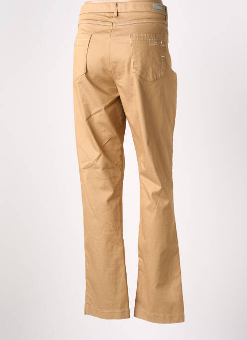 Pantalon drept bej CHRISTINE LAURE femeie