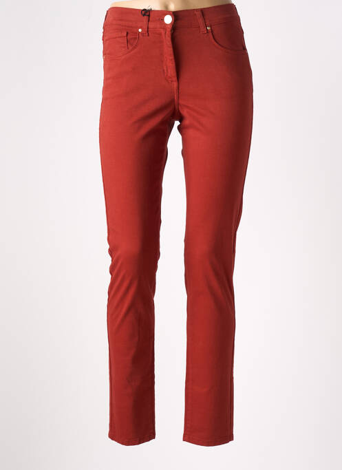 Pantalon drept portocaliu EAST DRIVE femeie