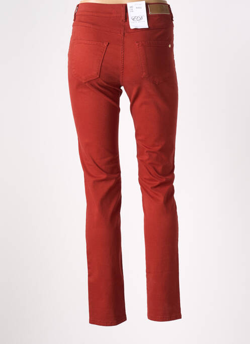 Pantalon drept portocaliu EAST DRIVE femeie