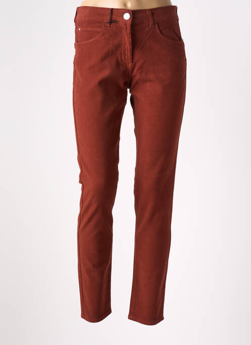 Pantalon slim portocaliu EAST DRIVE femeie