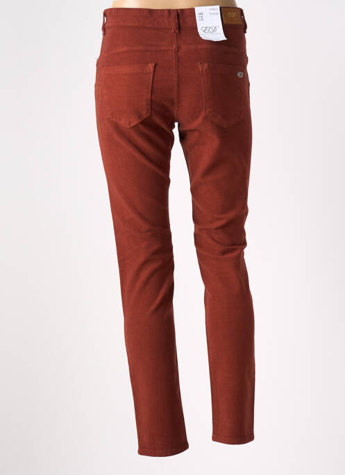 Pantalon slim portocaliu EAST DRIVE femeie