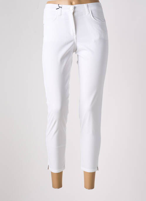 Pantalon 7/8 alb EAST DRIVE femeie