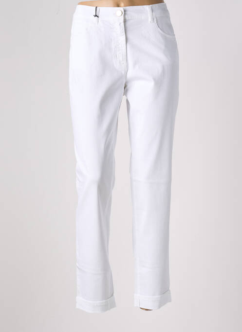 Pantalon drept alb EAST DRIVE femeie