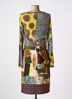 Rochie pulover elasticitate mâneci lungi maro OLIVIER PHILIPS femeie