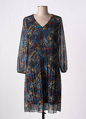 Rochie midi albastru SIGNE NATURE femeie