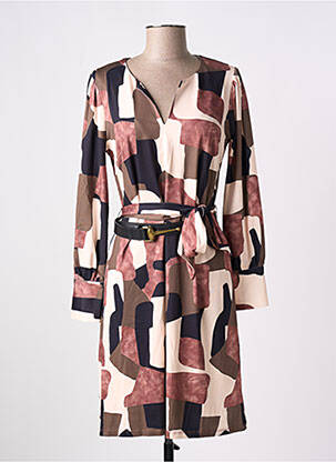 Rochie midi bej K-DESIGN femeie