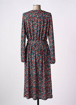 Rochie midi mâneci lungi mâneci lungi negru DIANE LAURY femeie