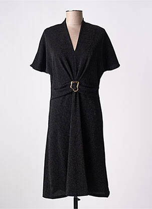 Rochie midi negru CHRISTINE LAURE femeie